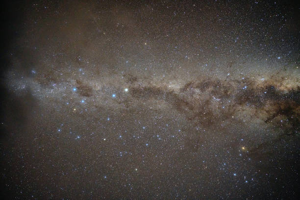 The Milky Way and Cygnus region with the stars Sadr and Vega from the Summer Triangle seen in rgb and hydrogen alpha spectrum. High in the sky with lots of stars and nebulae