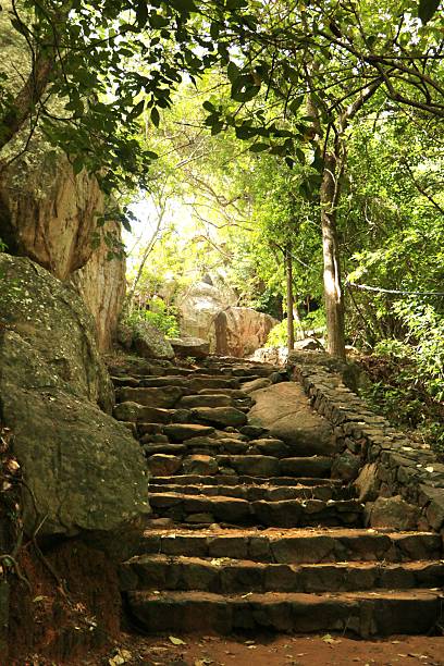 istock Mihintale in Sri Lanka - temple with stairs 2238516812