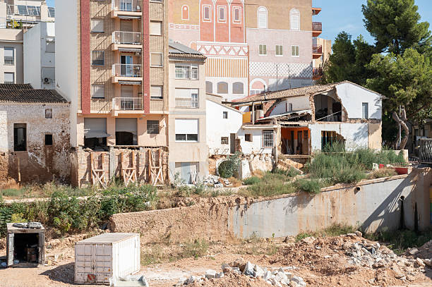 istock Flood damage reconstruction in Barranco del Poyo Valencia 2238517300