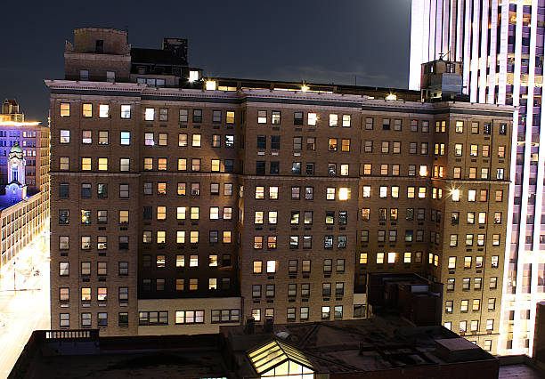 istock City Skyline At Elevated Urban Rooftop Perspective. 2238524017