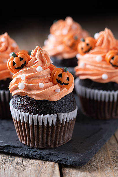 istock Halloween cupcakes with Halloween sprinkles 2238534272