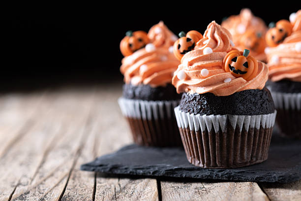 istock Halloween cupcakes with Halloween sprinkles 2238534334