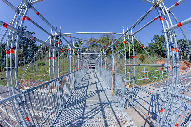 istock Steel Pedestrian Bridge Highway Walkway Structure 2238536060
