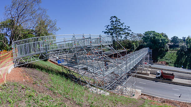 Steel Pedestrian Bridge Highway Walkway Structure