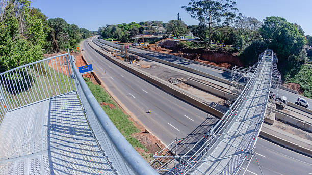 istock Steel Pedestrian Bridge Highway Walkway Structure 2238536123