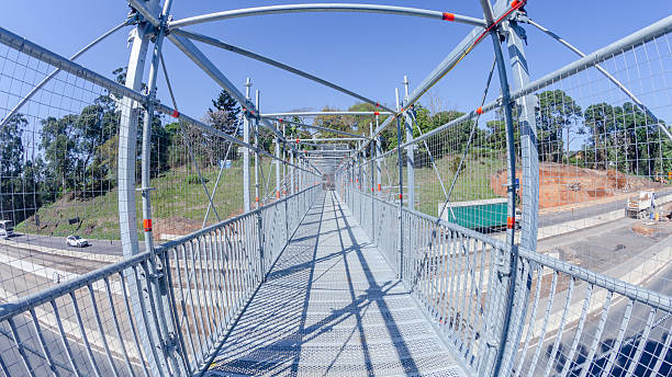 Steel Pedestrian Bridge Highway Walkway Structure