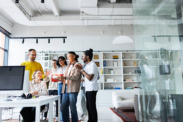 istock Happy birthday at the office 2238538848