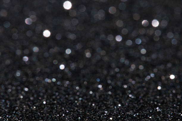 istock Glitter vintage lights background, light silver and black 2238551803