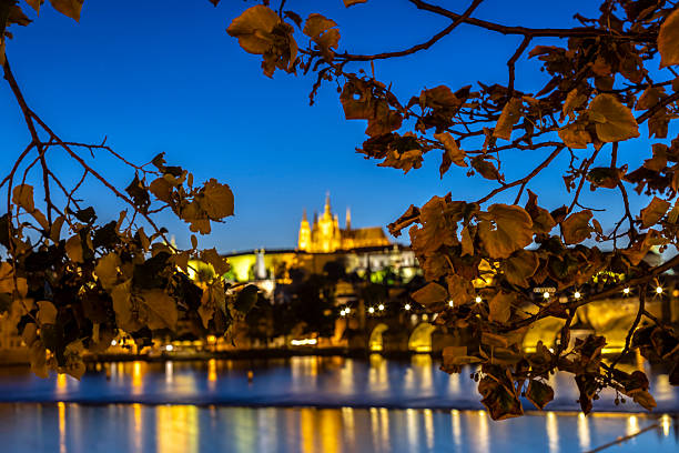 Prague at sunset