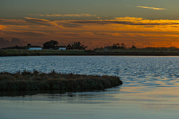 istock sunset over the lagoon, Po river delta, Comacchio, Ferrara, Italy 2238554654