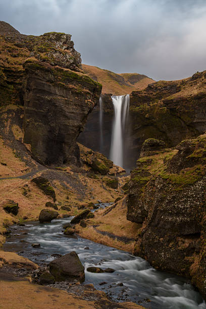 istock Iceland waterfall with a secret cave 2238562578