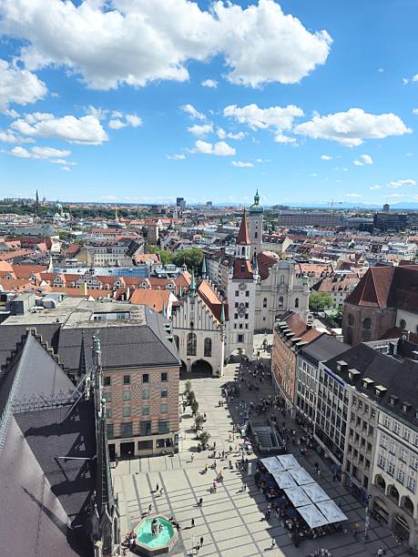 istock Munich. View from the observation tower onto the main square. 2238563933
