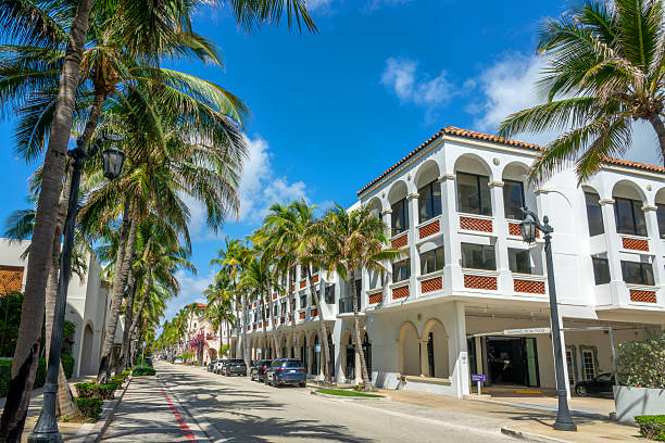 istock Worth Avenue luxury shopping district in Palm Beach, Florida 2238564677