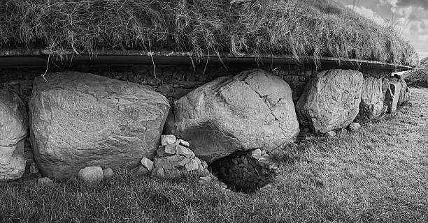 Knowth The tomb.  County Meath. Ireland