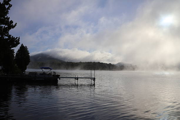 istock Dockside View of a Misty Mountain 2238570275