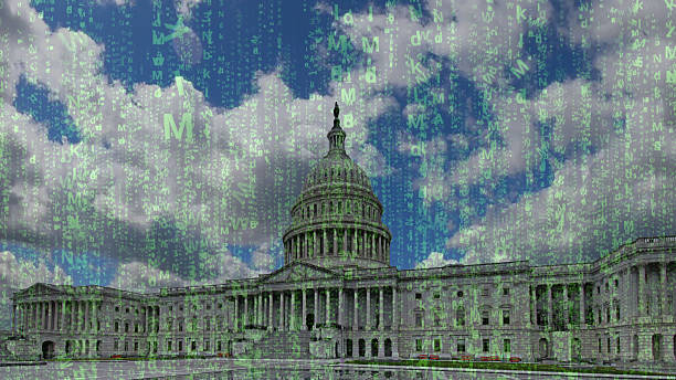istock Government Management System with Network Compliance. Backup online application of Social Services. Software for archiving, searching, managing files and information. 2238570541