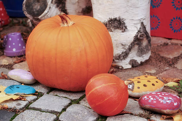 Painted Hallowe'en Jack O'Lantern