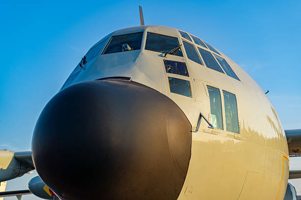 istock Front of an Air Force military aircraft 2238579571