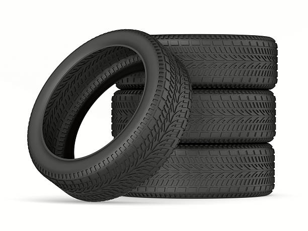 istock Car tire on white background. Isolated 3D illustration 2238583171