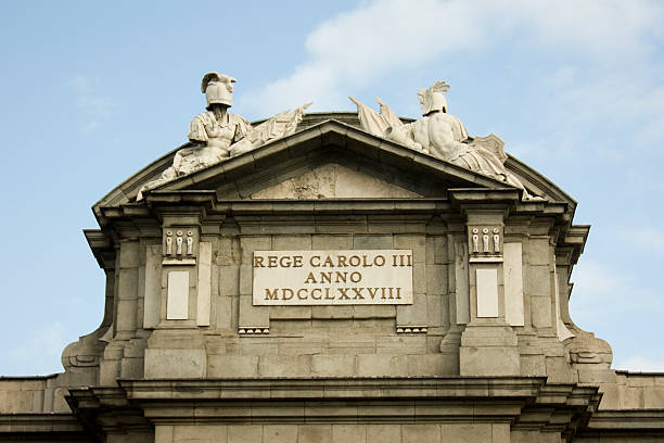 istock Puerta de Alcala arch with statues in Madrid 2238585045