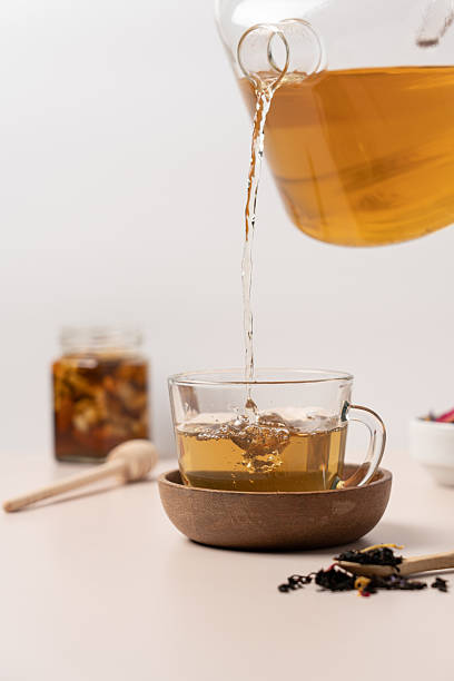 istock Cup of freshly brewed fruit and herbal tea 2238587858