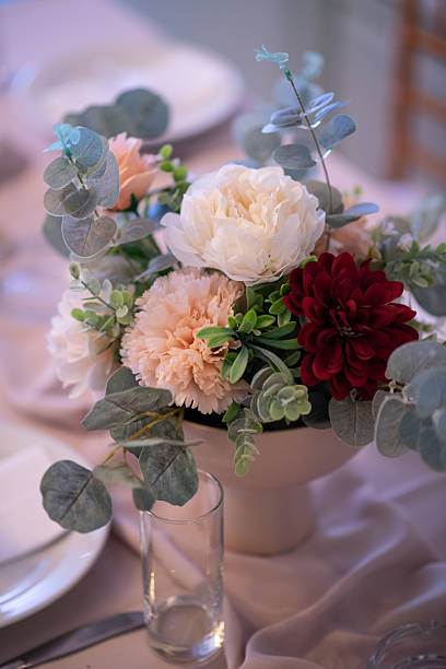 istock Elegant flower arrangement for wedding table 2238589758