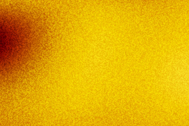 Abstract smooth shapes soft grainy texture  yellow orange gradient background for banner, poster, cover, wallpaper design