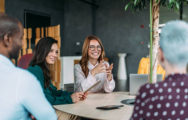istock Business persons on meeting in the office. 2238591353