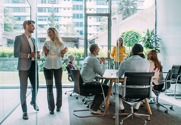 istock Team of professionals during a meeting. 2238591361