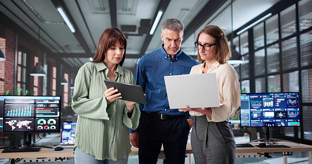 istock Senior Business Analyst Giving Market Strategy Presentation 2238617809