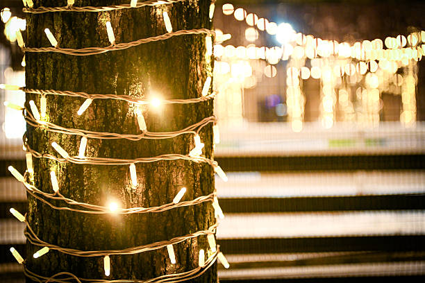 decorated for Christmas and New Year