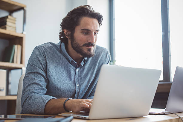 istock Businessman working from home office 2238624455