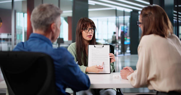 istock Consulting Couple On Mortgage Loan Options 2238629167