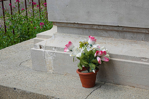 The flower on top of the fire hydrant