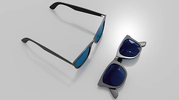 istock Three sunglasses angled arrangement isolated on white background 2238642603