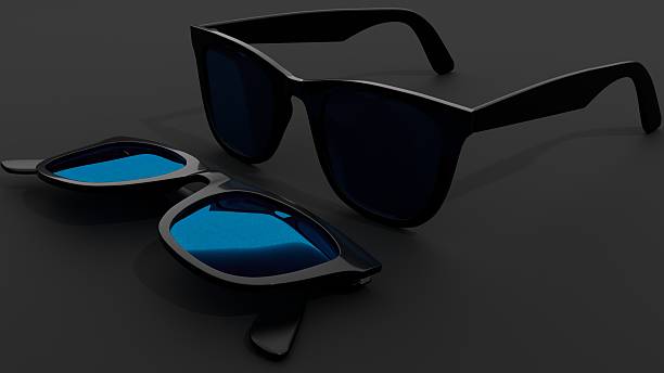 istock Modern sunglasses pair with reflective lenses 2238643788