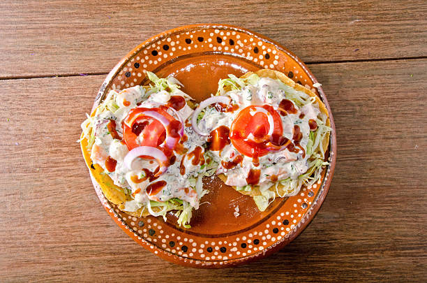 istock Traditional Mexican Octopus Salad Tostadas (Pulpo Enamorado) 2238646099