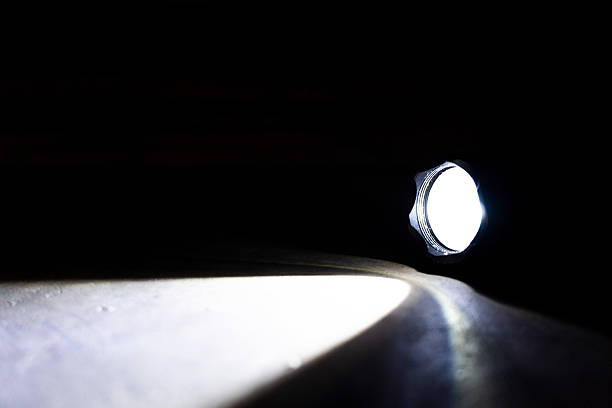 istock Flashlights Gleam A Beacon Cutting Through the Void with Illuminating the Path. 2238668010