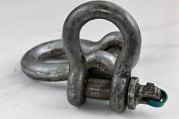 istock galvanized steel shackles connected by a single pin 2238673270