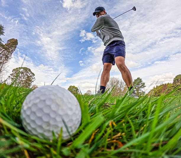 A golfer at the end of his swing with dramatic sky behind. http://blog.michaelsvoboda.com/GolfBanner.jpg