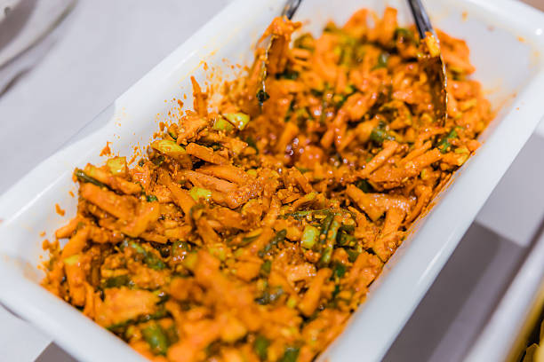 Authentic Indian food and snacks close up
