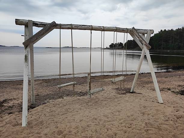 istock A simple wooden swing 2238675817