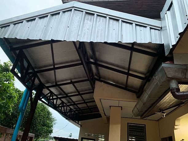 istock Congratulations of steel frame of roof 2238676079