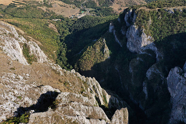 istock Aerial view of a deep limestone gorge, canyon 2238691384