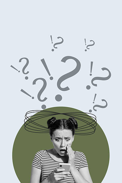istock Collage showing man woman and question marks symbolizing curiosity doubt and search for meaning or answers 2238702085