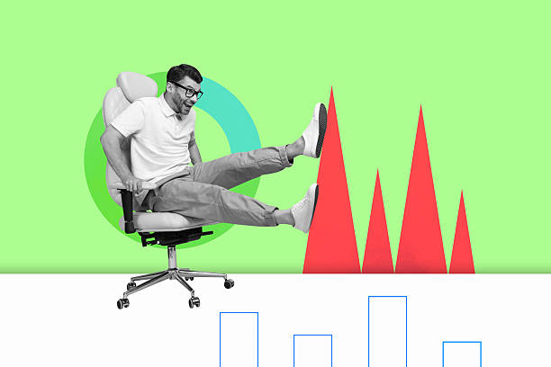 istock Collage Featuring Excited Business person With Business Chart Pie Graph Analyzing Data Statistics Concept 2238702593