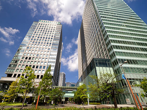 istock Shiodome skyscraper district, Tokyo 2238705052