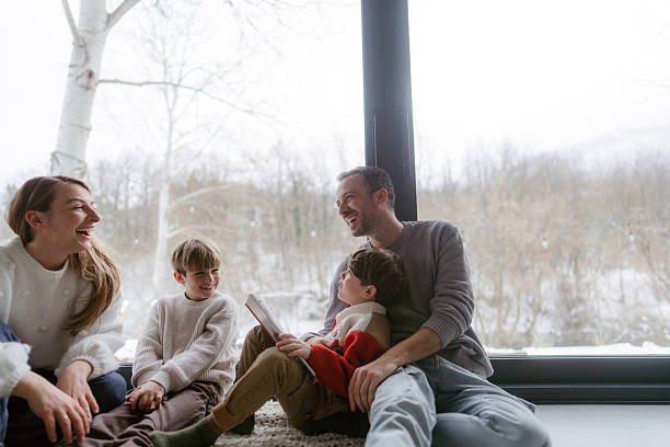 istock Wintertime is for family and book reading 2238706457