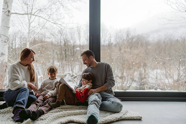 istock Wintertime is for family and book reading 2238706503