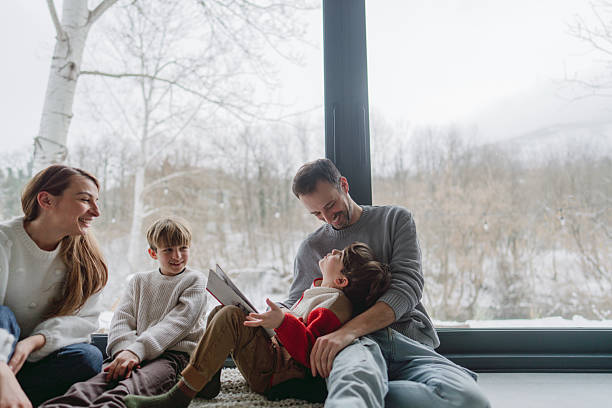 istock Wintertime is for family and book reading 2238706563